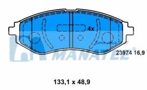 Front Disc Brake Pads for Chevrolet Aveo (96534653)