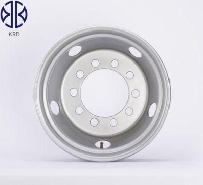 19.5X7.5 19.5 Inch Tubeless China manufacture Exporter Truck Trailer Steel Wheel Rim