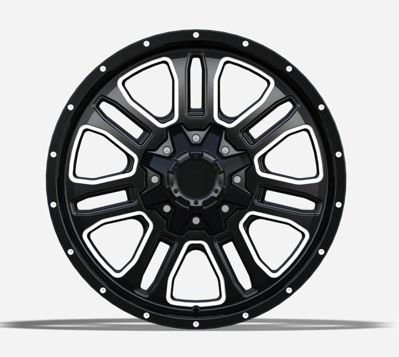 OEM/ODM Alumilum Alloy Wheel Rims 17 Inch 20 Inch Black Color Finish Professional Manufacturer for Passenger Car Wheel Car Tire