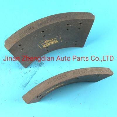 Brake Pad for Sinotruk HOWO Beiben Shacman FAW Foton Auman Hongyan Truck Brake Spare Parts Weichai Xichai Yuchai Engine Parts