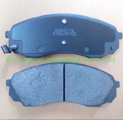 D1566 Auto Brake Pads Semi-Metallic Material Good Brake Performance