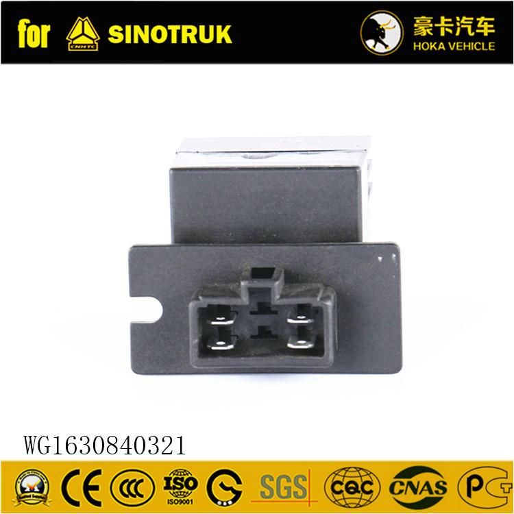 Original Sinotruk HOWO Truck Spare Parts Fan Speed Control Block Wg1630840321