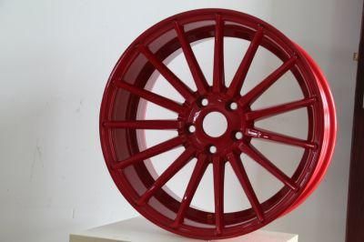Red Color Alloy Wheel Rims Mags
