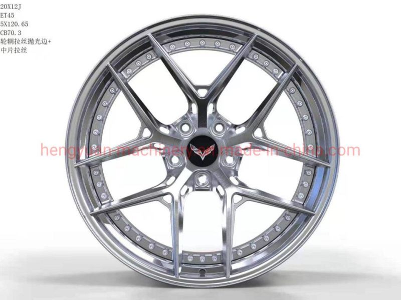 Forged Aluminum Alloy-CNC Processing Auto Parts, Tires, Car Modified Wheels