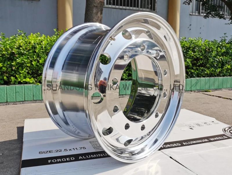 22.5x11.75 Polished Alloy Truck Wheels for Heavy Duty Vechile