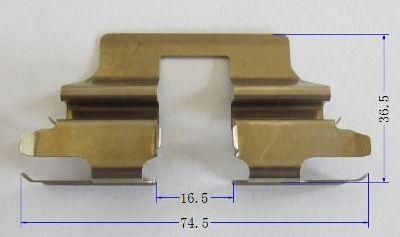 Hardware Brake Pads Clips Repair Kits Auto Parts Brake Wear Sensor Steel Clips
