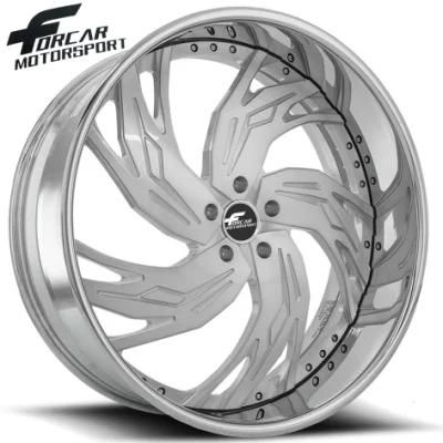 T6016 Alloy Wheel Rim with 1 Piece /2 Pieces/ 3 Pieces Forged Car Wheels