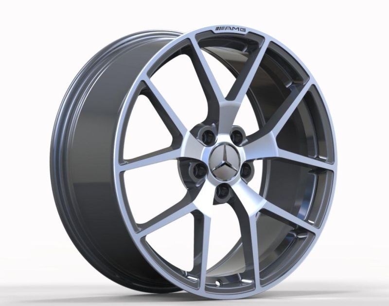 1 Piece Monoblock Forged Rim with Milling Engraving