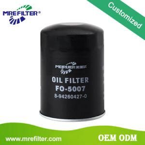 Truck Spare Parts Auto Oil Filter for Mitsubishi Engines 8-94360-427-1