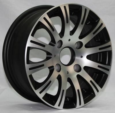 New Design Superior Quality Black Machined Face 13*55/14*60/15*70 Inch Alloy Wheels