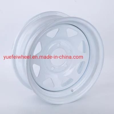 Yuefei Wheel Trailer Steel Rim Wheel Rim 14X5.5 with 4 Stub