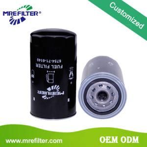 Auto Cartridge Parts Fuel Filter for Komatsu Engines 6754-71-6140