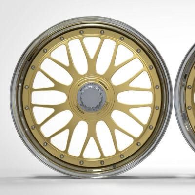 Deep Lip Forged Two-Pieces 18-24 Inch Concave Alloy Wheels