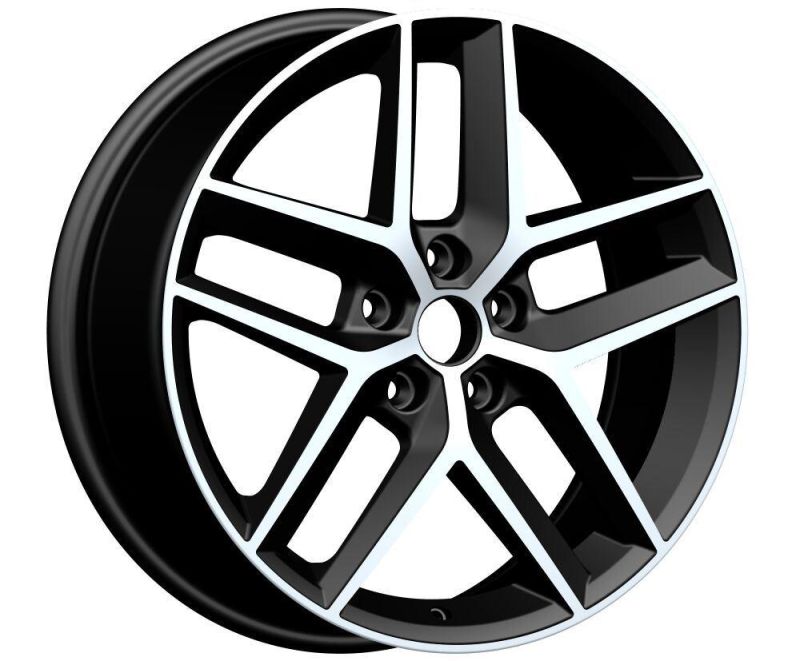 18X8.0 Black 5spokes Alloy Wheel Replica