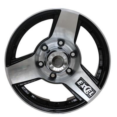 15 Inch Three Spokes Alloy Wheels with 5*114.3 6*139.7PCD