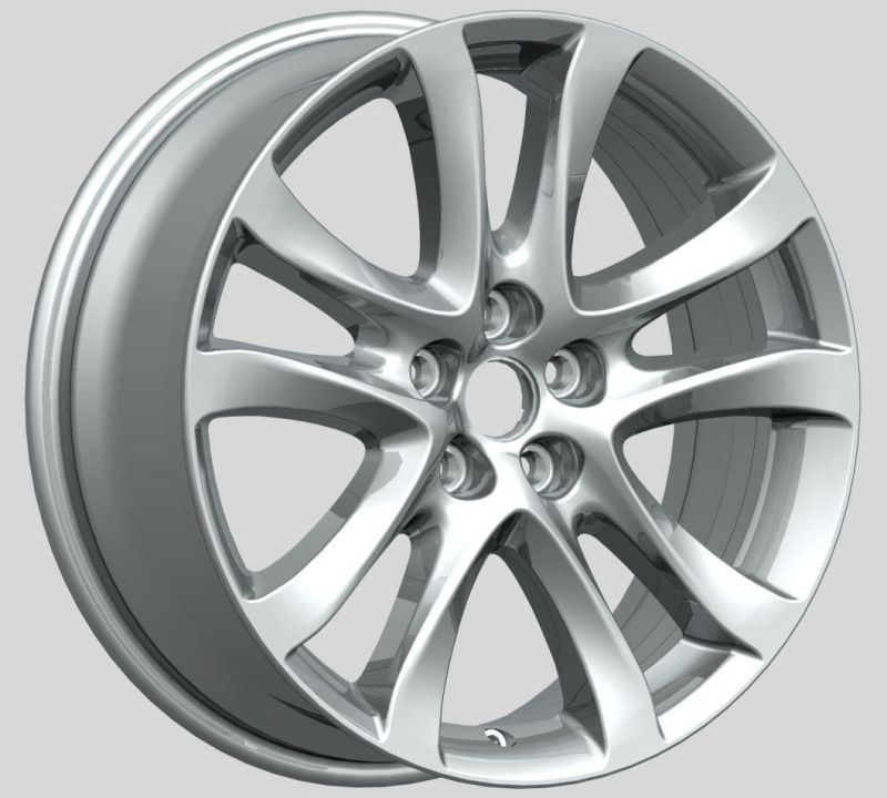 Aftermarket Alumilum Alloy Wheel Rims 17/18/19 Inch 5X114.3-120 Silver Wheels for Passenger Car Wheel China Professional Manufacturer