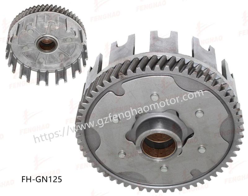 Good Quality Motorcycle Part Engine Parts Clutch Housing Suzuki Ax100/En125/Gn125/Ax-4