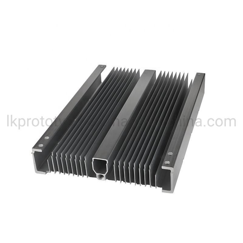 OEM Customized CNC Precision 6063 Aluminum Parts Heatsink/Radiator CNC Machining