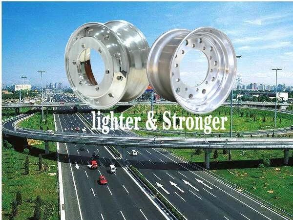 Light Aluminum Wheel (22.5X7.5, 22.5X8.25, 22.5X9.00)