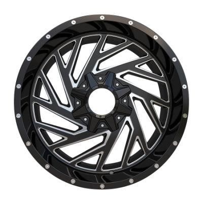 Aluminium SUV Wheel Us Market 20X10 Black Milled Spoke