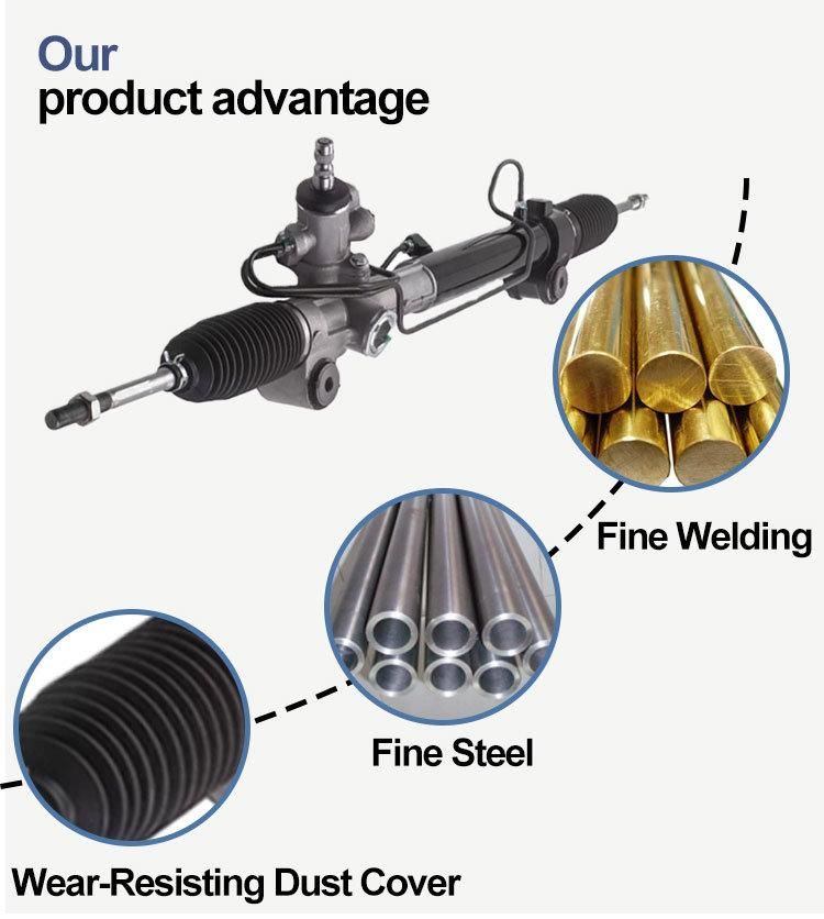 Milexuan 44200-26500/4420026500 LHD Power Steering Rack, Steering Rack for Toyota Hiace