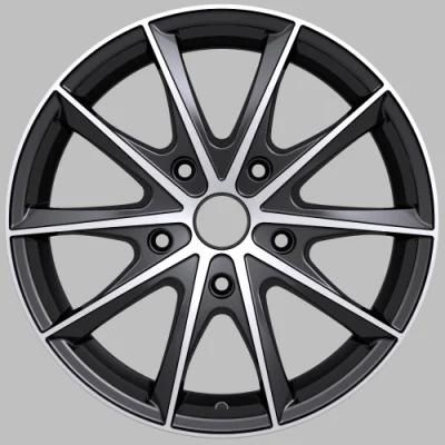 13 16 Inch Jwl Certificated Black Machine Face Mag Alloy Car Wheels Rims for Racing Cars