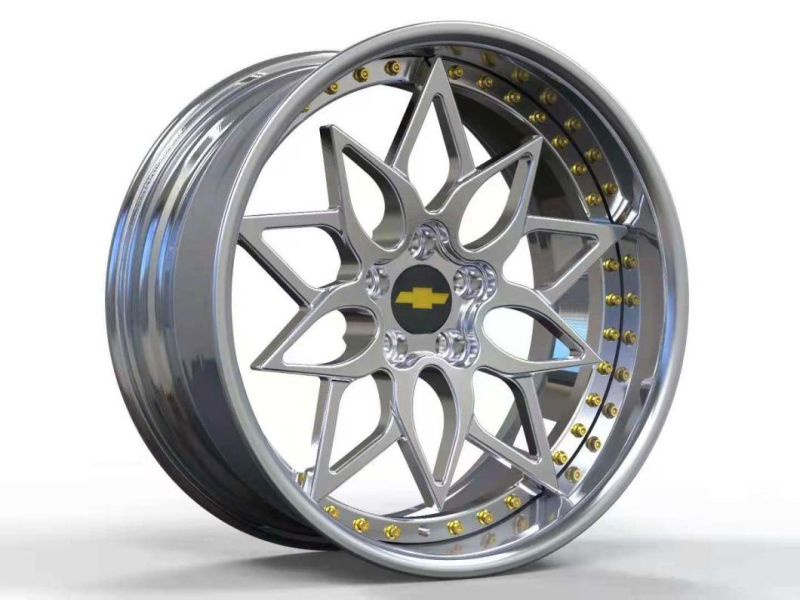 Forged Aluminum Alloy Car Wheels-Split Rims and Spokes 16 Inches -24 Inches