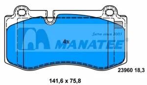 Front Disc Brake Pads for Mercedes Benz C219 W211 W221 C216 R230 (004 420 62 20)
