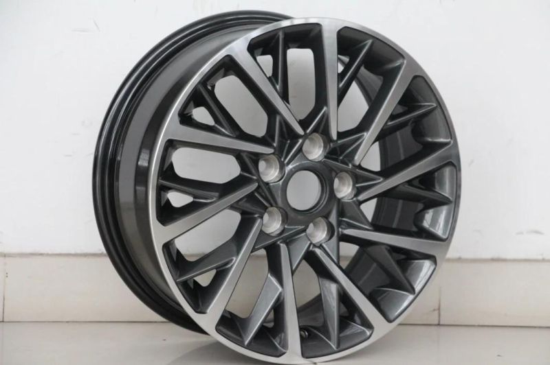 17inch Black Machined Face Alloy Wheel Replica