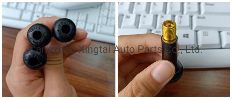 Auto Accessory Snap in Tubeless Rubber Car Tyre Valve Tr413