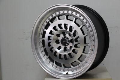 17X7.5 Aluminum Alloy Black Machine Lip Wheels Rims for Car