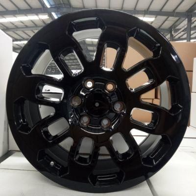 Bright Black 16X8.0 17X8.0 20X9.0 for Luxury Cars Factory Wholesale and Direct Sales Alloy Wheel Rim for Car Aftermarket Design with Jwl Via
