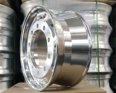 OEM Forged Aluminum Truck Wheel Rims 225 Bus Wheels 22.5X9.0