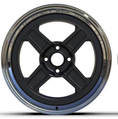 Aviation Aluminum Alloy 6061 Two-Piece Forged Rims 18-22 Inch Alloy Car Wheels Custom Forged Wheels