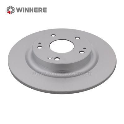 High Quality GG20 Painted/Coated Auto Spare Parts Solid Brake Disc(Rotor) with ECE R90