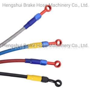 Brake Line Hose Stainless Steel Swivel Braided Motorcycle with 0 28 90 Deg Banjo Fitting
