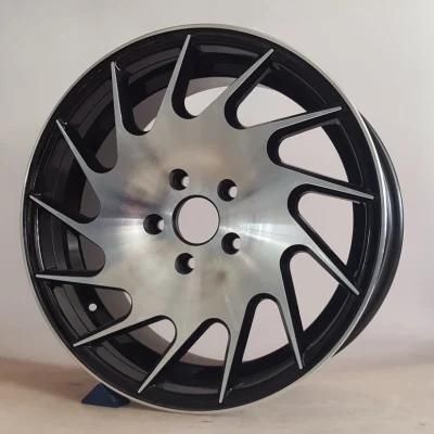 Various Style Car Rims Matt Black Machined Face Wheels Shinja Silver Alloy Wheels