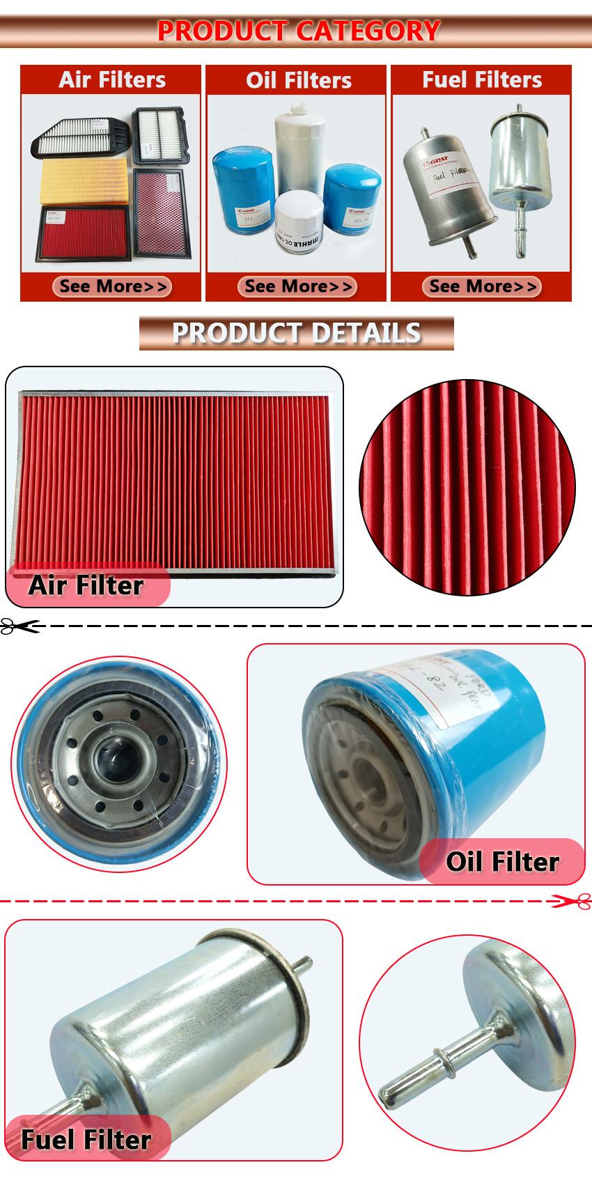 Gdst High Quality Professional Manufacturer Car Automotive HEPA Air Filter
