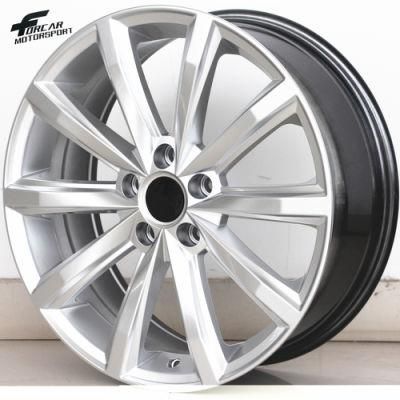 Silver Alloy Car Wheels 17*7 Inch Concave Wheel Rims