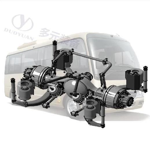Electric Car Rear Axle Double Decker Super Luxury Coach Low Floor Suspension and Assembly Axles Car Axle Assembly