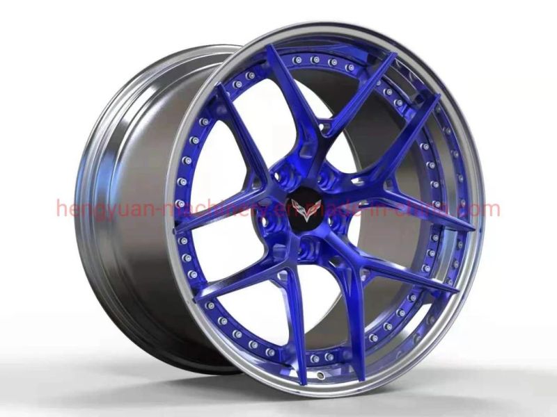 CNC Machined 22-Inch Chrome-Plated Forged Aluminum Alloy Wheels