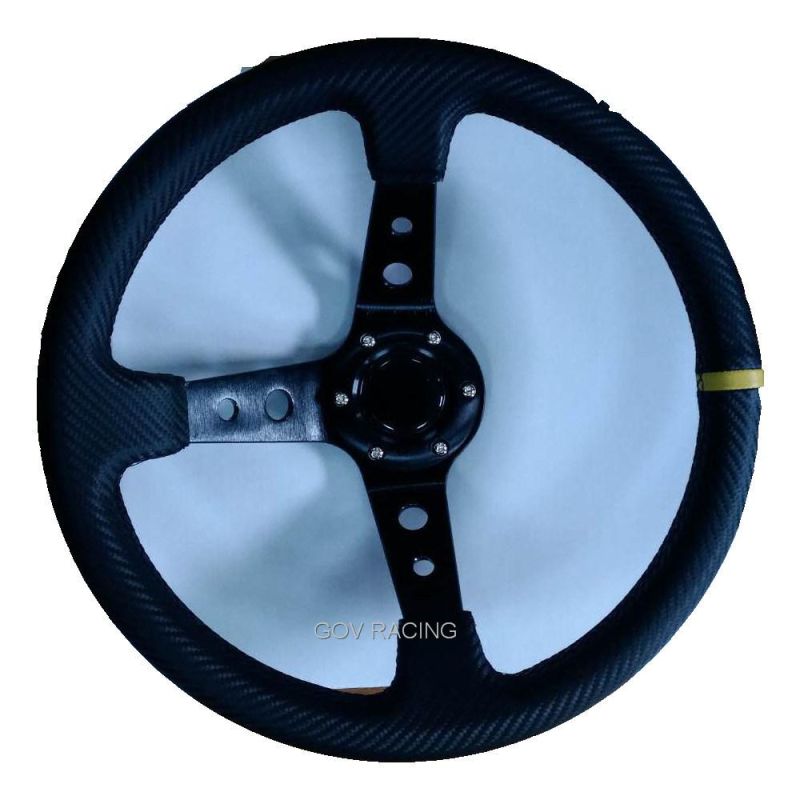 14inch Car Carbon Steering Wheel 350mm with Aluminum Alloy Car Parts