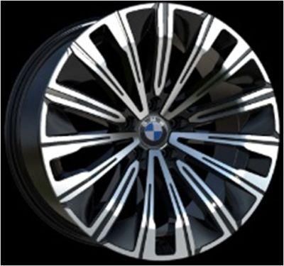 N2061 JXD Brand Auto Spare Parts Alloy Wheel Rim Replica Car Wheel for BMW X7 Concept