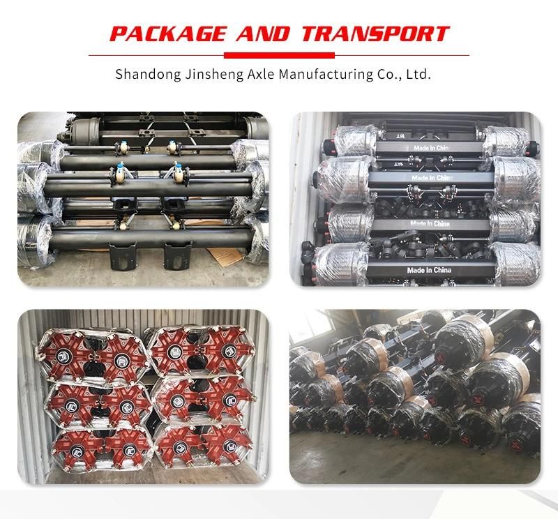 Sale of 13/16/20 Tons Heavy Duty German and American Semi Trailer Axle
