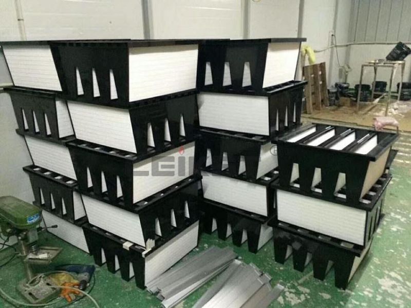 Leikst 99.99% Efficiency Glass Fiber V-Bank HEPA Panel Filter at 0.30um H13 W-Type Filter