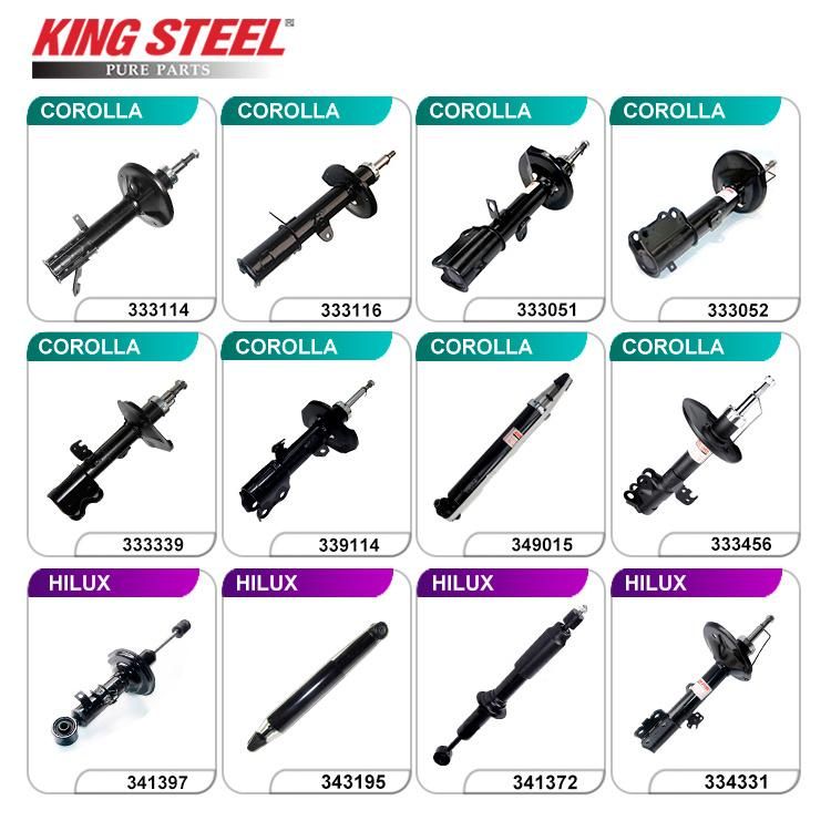 China Wholesale Auto Car Suspension Parts Front Rear Shock Absorbers for Toyota Corolla Yaris RAV4 Hilux Hyundai Suzuki Honda Nissan