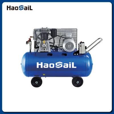 100L Fully-Enclosed Cover Italy Belt Air Compressor Stock in Africa