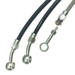 Heat Resistance Brake Line Brake Hose PTFE Stainless Steel Wire Braided Hose for Motorcycle