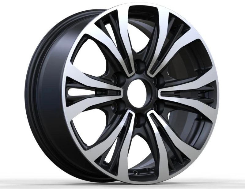 OEM/ODM Alumilum Alloy Wheel Rims 17X7.5 Inch 6X139.7 PCD 30 Et Black Color Finish China Professional Manufacturer for Passenger Car Wheel Car Tire