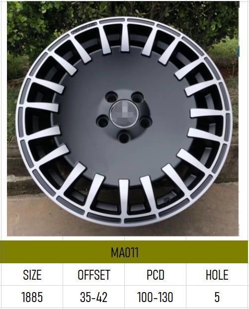 MA011 Aluminium Alloy Car Wheel Rim Auto Aftermarket Wheel